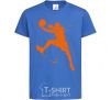 Детская футболка Basketball jump Ярко-синий фото