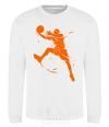 Sweatshirt Basketball jump White фото