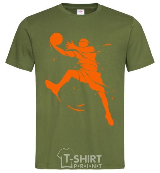 Men's T-Shirt Basketball jump millennial-khaki фото