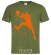 Men's T-Shirt Basketball jump millennial-khaki фото