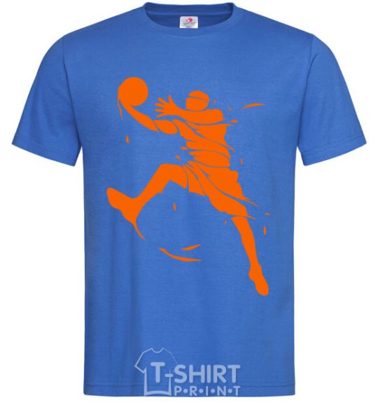 Men's T-Shirt Basketball jump royal-blue фото