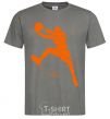 Men's T-Shirt Basketball jump dark-grey фото