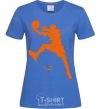 Женская футболка Basketball jump Ярко-синий фото