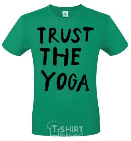 Men's T-Shirt Yoga lettering red фото