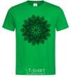 Мужская футболка Узор хинди Зеленый фото