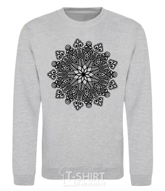 Sweatshirt Hindi pattern sport-grey фото