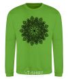 Sweatshirt Hindi pattern orchid-green фото