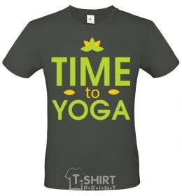 Men's T-Shirt Time to yoga millennial-khaki фото