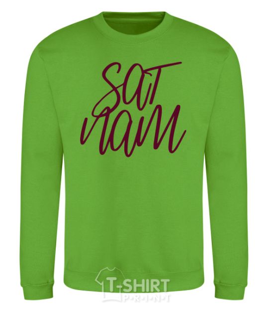 Sweatshirt Sat nam orchid-green фото