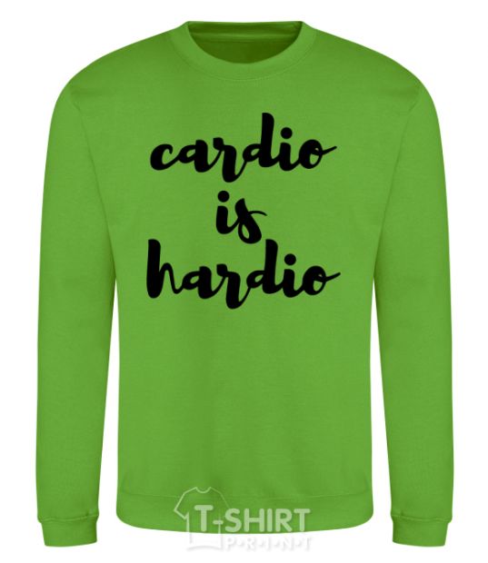 Sweatshirt Cardio is hardio orchid-green фото