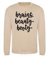 Sweatshirt Brains beauty booty sand фото