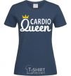 Women's T-shirt Cardio queen navy-blue фото