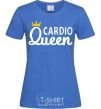 Women's T-shirt Cardio queen royal-blue фото