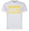 Men's T-Shirt Training to be badass White фото
