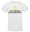 Men's T-Shirt I'm under reconstruction White фото