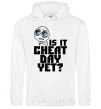 Men`s hoodie Is it cheat day yet White фото