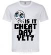 Мужская футболка Is it cheat day yet Белый фото