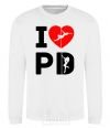 Sweatshirt I love PD White фото