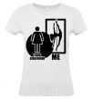 Women's T-shirt Your girlfriend and me White фото