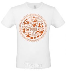 Men's T-Shirt Yoga lettering red фото