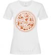 Women's T-shirt Yoga stuff White фото