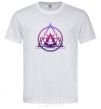 Men's T-Shirt Yoga lotus White фото