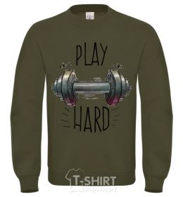 Sweatshirt If you want to be strong, work out sand фото