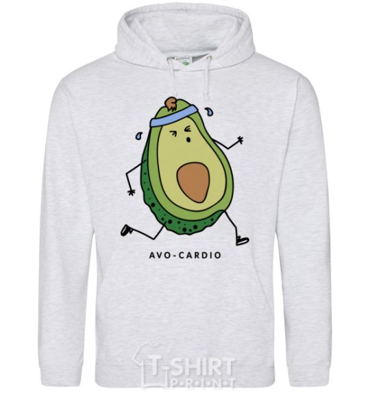 Men`s hoodie Avo cardio sport-grey фото