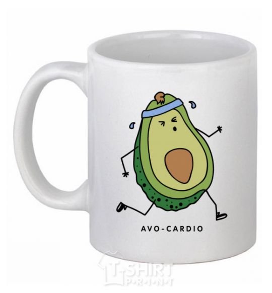 Ceramic mug Avo cardio White фото