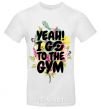 Men's T-Shirt Yeah i go to the gym White фото