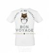 Men's T-Shirt Travel is my therapy Bon Voyage White фото