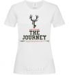 Women's T-shirt Let's start the journey White фото