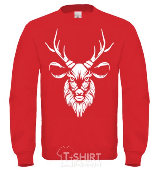 Sweatshirt Deer head yellow фото