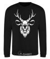 Sweatshirt Deer head black фото