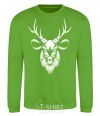 Sweatshirt Deer head orchid-green фото