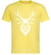 Men's T-Shirt Deer head cornsilk фото