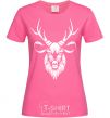 Women's T-shirt Deer head heliconia фото