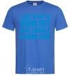 Men's T-Shirt I just want to work out royal-blue фото