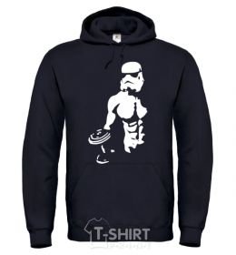 Men`s hoodie Stormtrooper with a press black фото