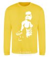 Sweatshirt Stormtrooper with a press yellow фото