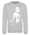 Sweatshirt Stormtrooper with a press sport-grey фото