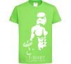 Kids T-shirt Stormtrooper with a press orchid-green фото