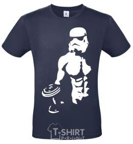 Men's T-Shirt Stormtrooper with a press navy-blue фото
