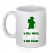 Ceramic mug Small you are lift you must White фото