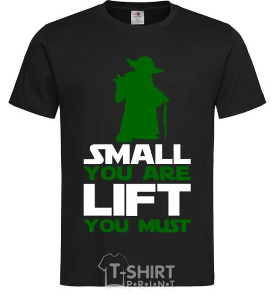 Men's T-Shirt Small you are lift you must black фото