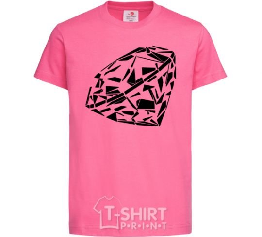 Kids T-shirt Diamond print heliconia фото
