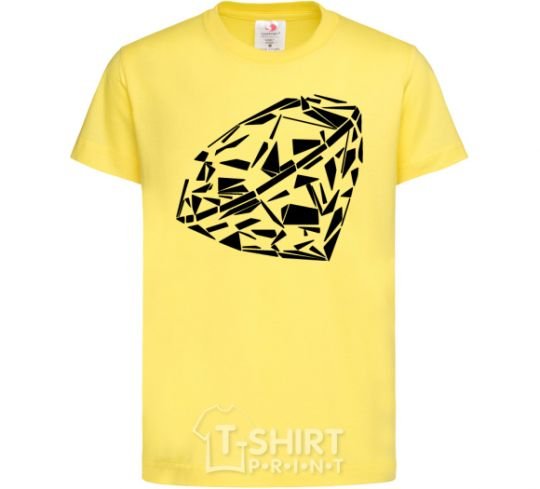 Kids T-shirt Diamond print cornsilk фото