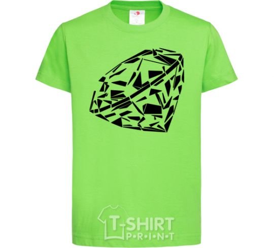 Kids T-shirt Diamond print orchid-green фото