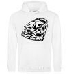 Men`s hoodie Diamond print White фото