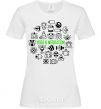 Women's T-shirt Yoga meditation White фото